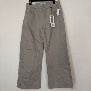 Vanilla Star Women’s Silver Baggy Denim Pants, Size w30/11